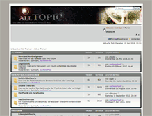 Tablet Screenshot of forum.alltopic.de